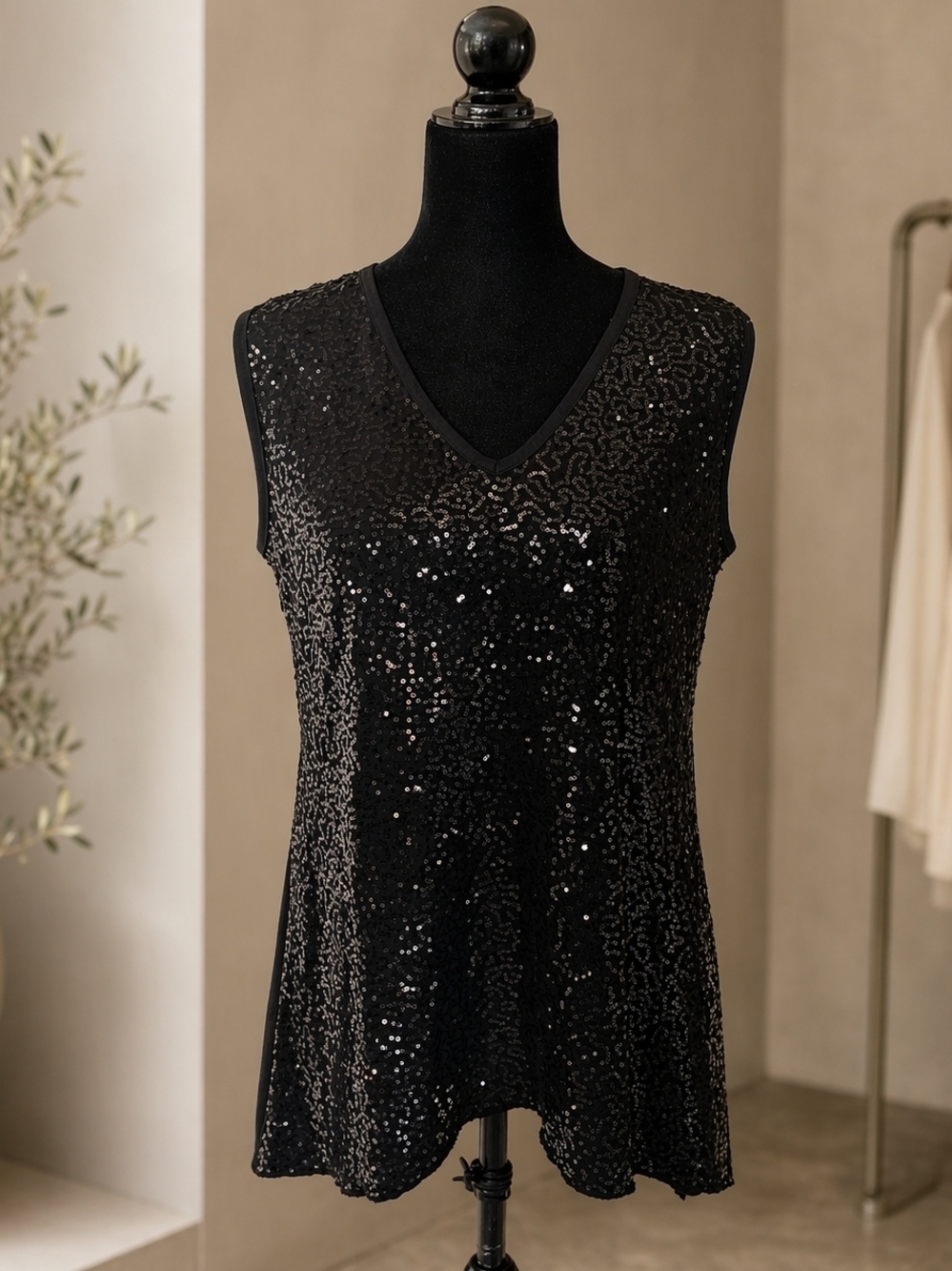 Only Mine Black Labeled Sequenced Top